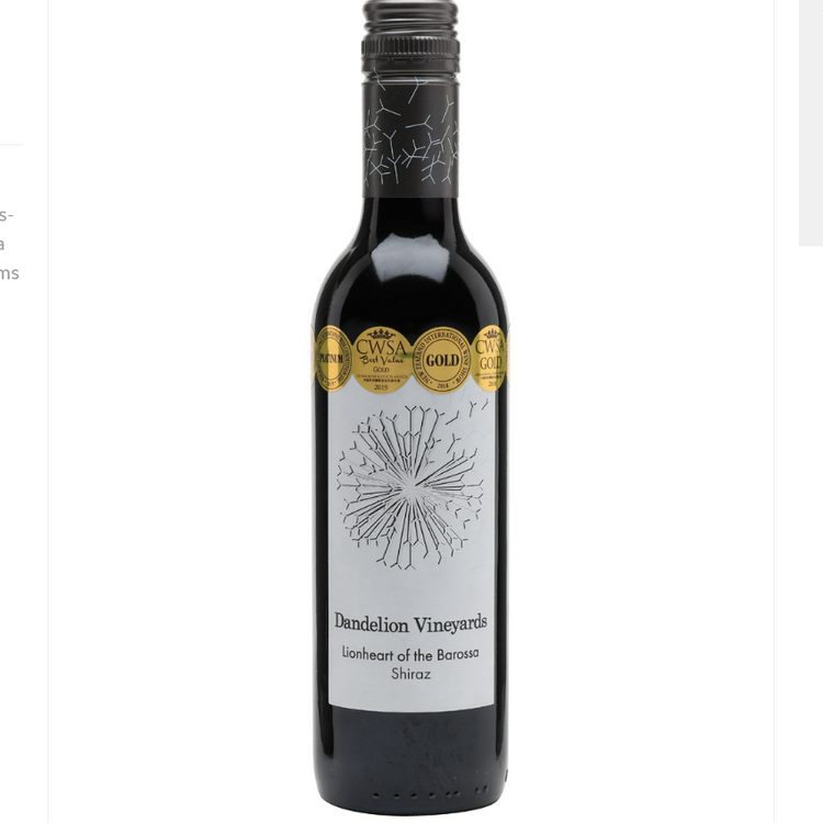 Dandelion Vineyards 'Lionheart of the Barossa' Shiraz