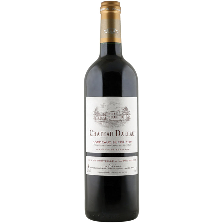 Château Dallau Bordeaux Supérieur 2022 Bottle