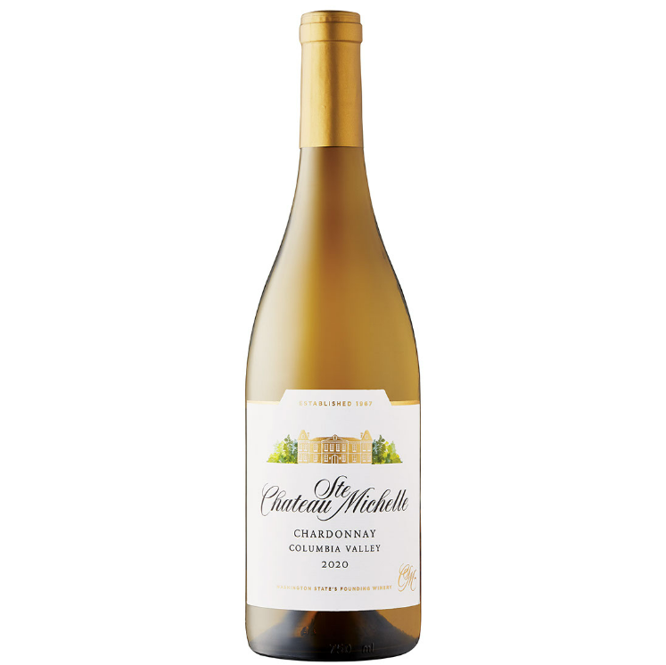 Chateau Ste Michelle Columbia Valley Chardonnay 2020 Bottle